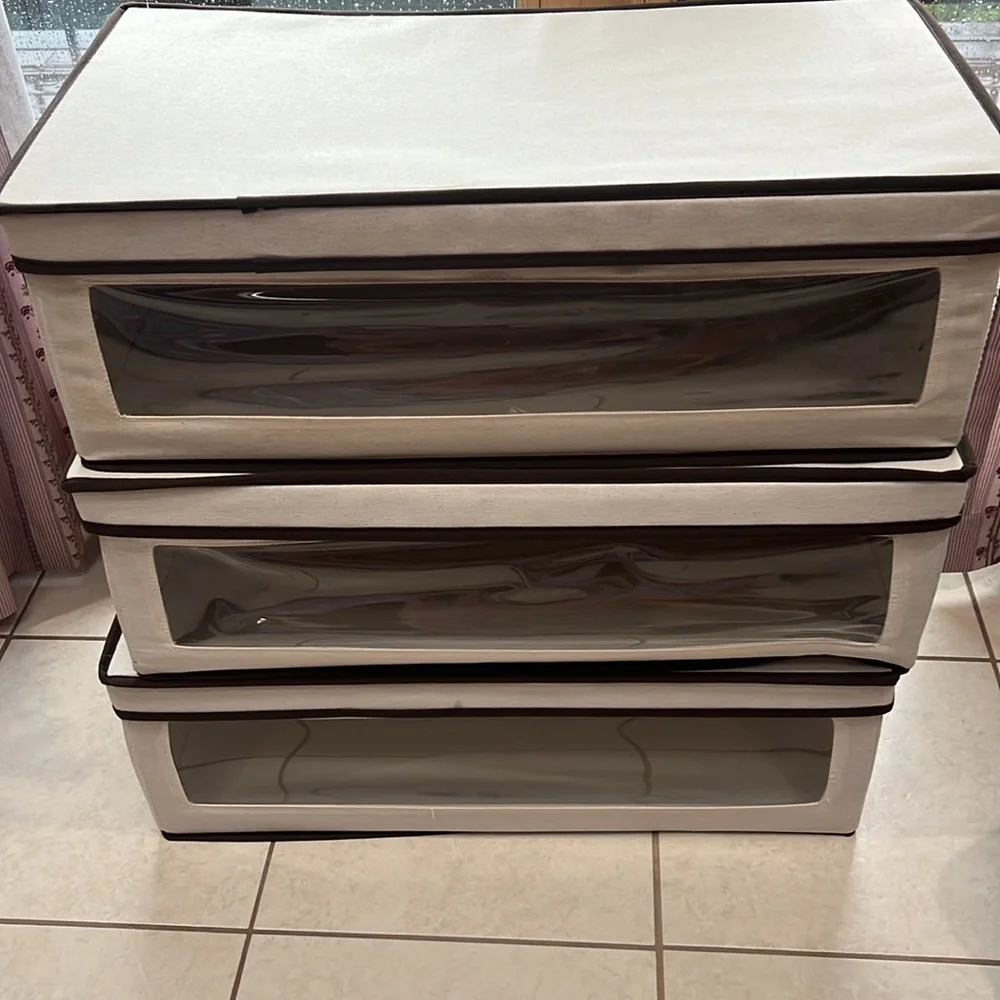 EUC storage box with clear opening